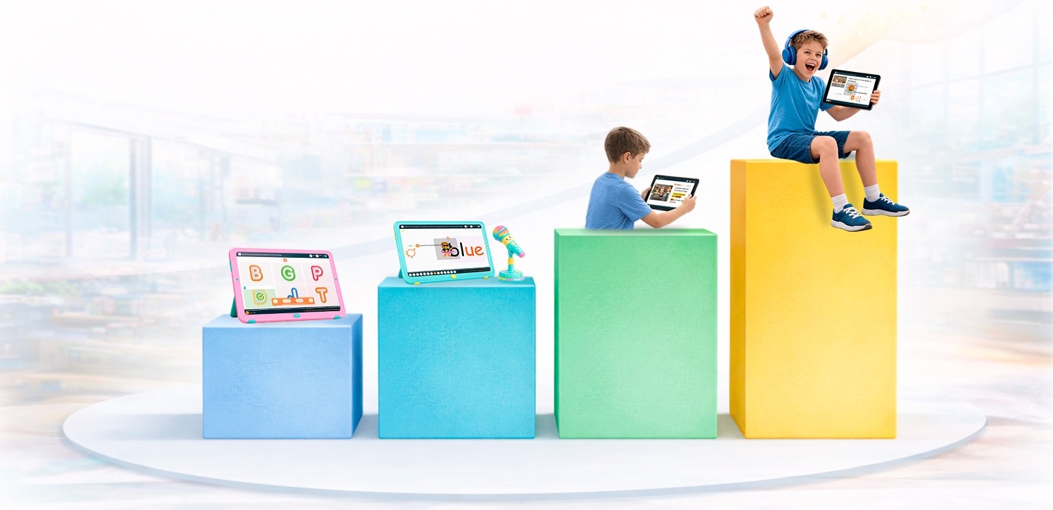 Reading development stairs